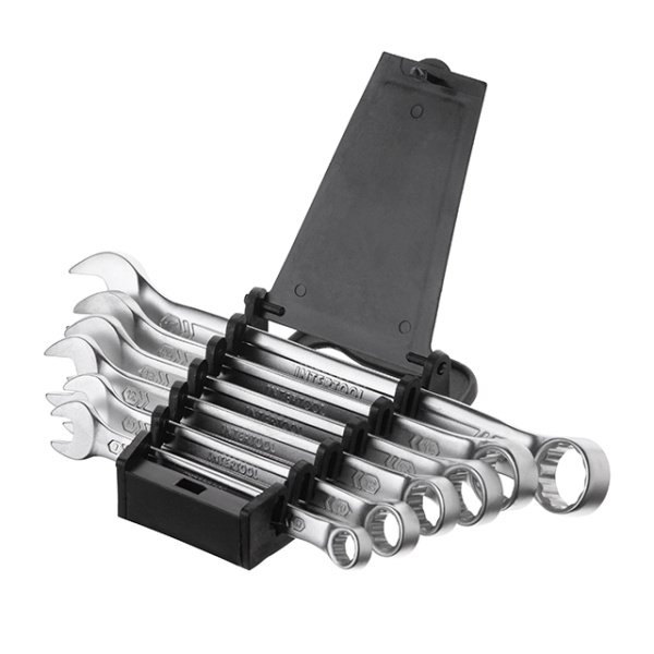 Набір ключів комбінованих 6шт. (8мм; 10мм;12мм; 13мм; 14мм; 17мм); PROF DIN3113 INTERTOOL XT-1001