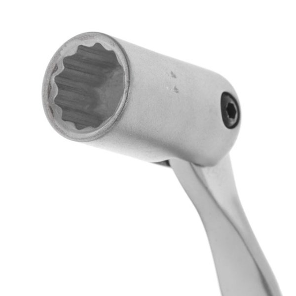 Ключ рожково-накидний, шарнірний, 11 мм, Cr-V, покриття: сатин-хром INTERTOOL XT-1411