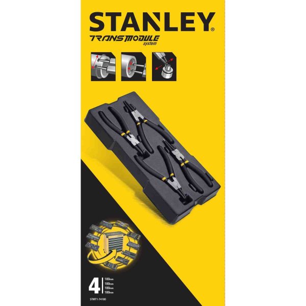 Набір з чотирьох знімачів стопорних кілець STANLEY STMT1-74180