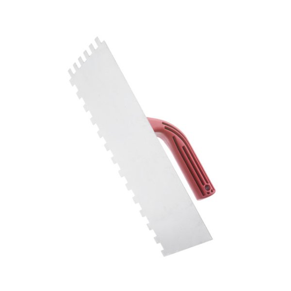 Затирачка сталева оцинкована 280*130мм, 10*10мм INTERTOOL KT-0007