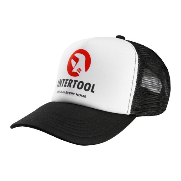 Бейсболка "INTERTOOL" (чорно/біла) INTERTOOL PR-0101