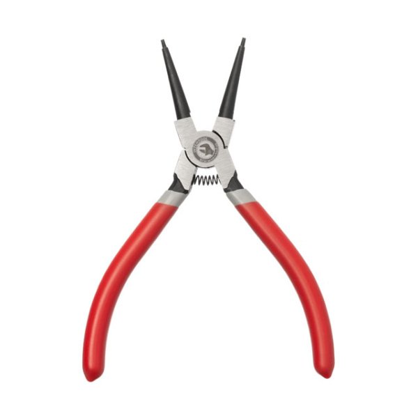 Щипці для зняття та установки стопорных кілець 150мм, прямі на стиск INTERTOOL HT-7005