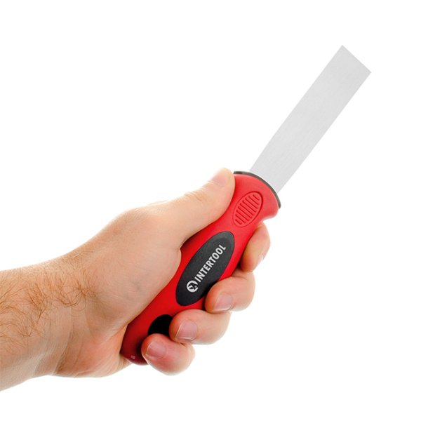 Шпатель із нержавіючої сталі 25 мм Проф INTERTOOL KT-2602