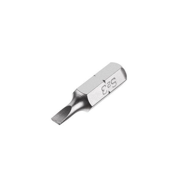 Комплект насадок до викруток SL3, 1/4", 25 мм, уп. 25 шт. INTERTOOL VT-0031