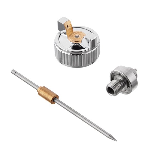 Комплект форсунки 0,8 мм для фарбопульта HVLP PT-0101 (форсунка, повітряна головка, голка) INTERTOOL PT-2002