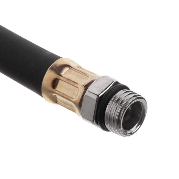 Шланг до пістолету для підкачування коліс, з наконечником, 80 см INTERTOOL PT-0512