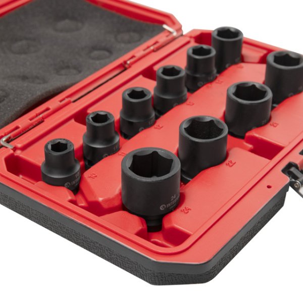 Набір головок ударних 1/2", 10 од., 10-24 мм, Cr-Mo, STORM INTERTOOL ET-8503