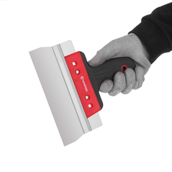 Шпатель з нержавіючої сталі, 200 мм, професійний INTERTOOL KT-2680
