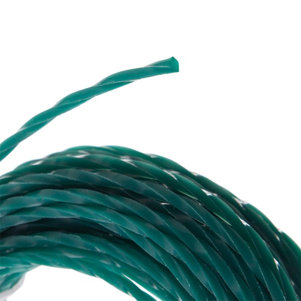Лiска для тримера "квадрат" кручена, 3.0 мм x 15 м INTERTOOL DT-2325