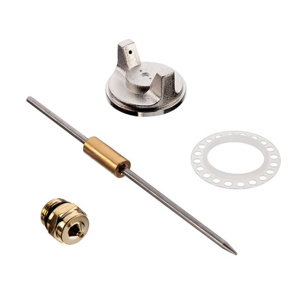 Комплект форсунки 1.5мм для фарбопульта HP РТ-0204, PT-0205, PT-0210, PT-0211 (дюза, повітряна головка, голка) INTERTOOL PT-2004