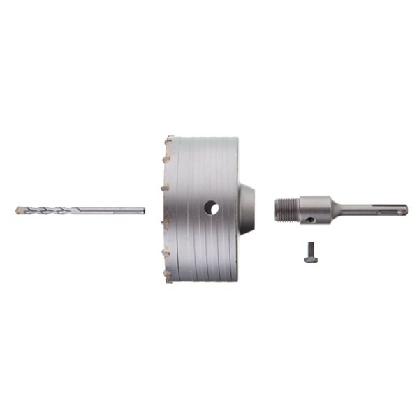 Свердло корончате по бетону 120 мм, перехідник SDS-plus 100 мм INTERTOOL SD-7120