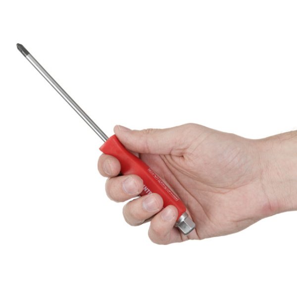 Викрутка ударна PH2 * 125 мм CrV INTERTOOL HT-0488