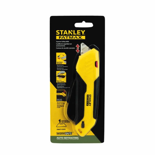 Ніж безпечний FATMAX® Box Box з висувним трапецевидним лезом STANLEY FMHT10369-0
