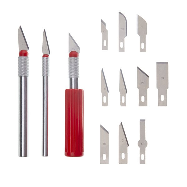 Набір скальпелів, 13 шт. INTERTOOL HT-0525