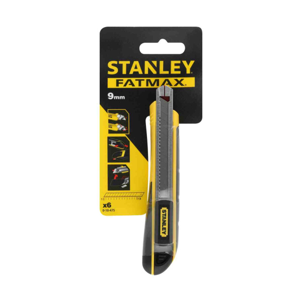 Ніж FatMax Cartridge довжиною 138 мм з лезом шириною 9 мм з сегментами, що відламуються STANLEY 0-10-475