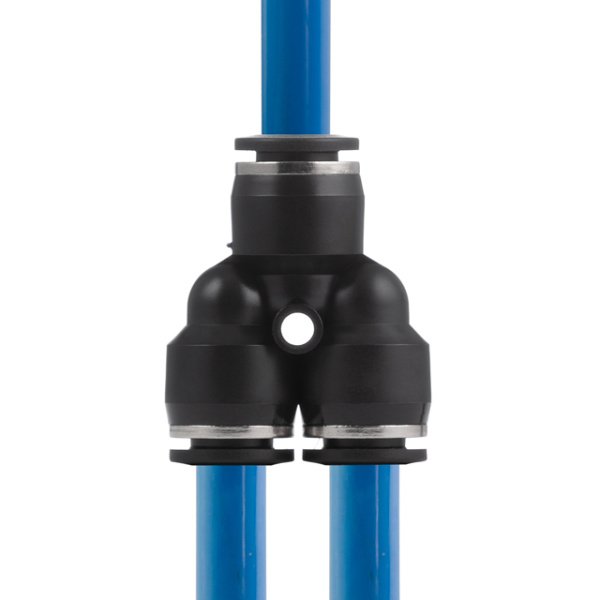 З'єднання цангове Y-образне для поліуретанових та ін. шлангів 10 мм INTERTOOL PT-2373