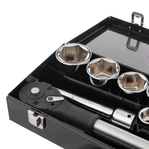 Набір інструментів STORM, 3/4", Cr-V, 21 од., головки: 19-50 мм INTERTOOL ET-8321