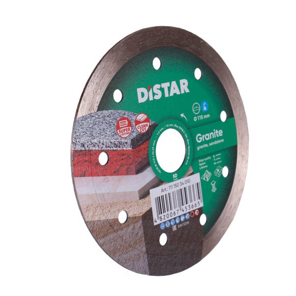 Круг алмазний вiдрiзний Distar 1A1R 115x1,4x10x22,23 Granite