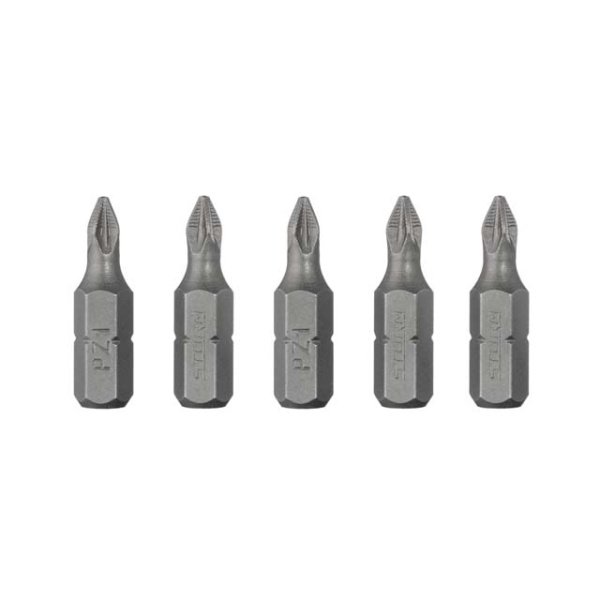 Комплект викруткових насадок, PZ1, 1/4"×25 мм, ACR, S2, 5 од., STORM INTERTOOL VT-0208