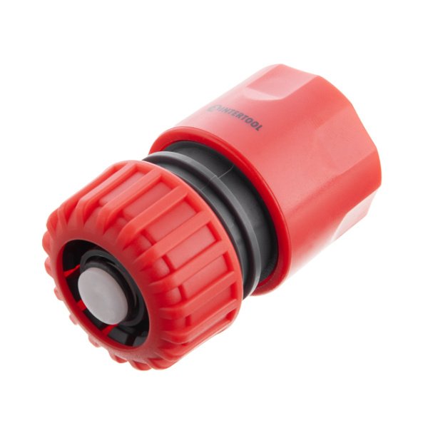 З'єднувач 3/4" з аквастопом для шланга 3/4" INTERTOOL GE-1021